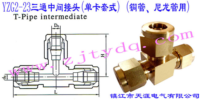 YZG2-23ͨg^(οʽ) (~)T-pipe Intermediate Connector