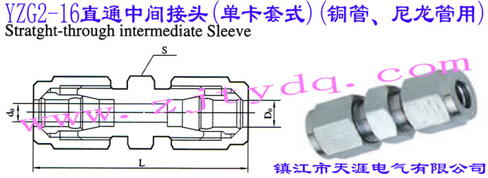 YZG2-16ֱͨg^(οʽ)(~)Straight-through Intermediate Sleeve